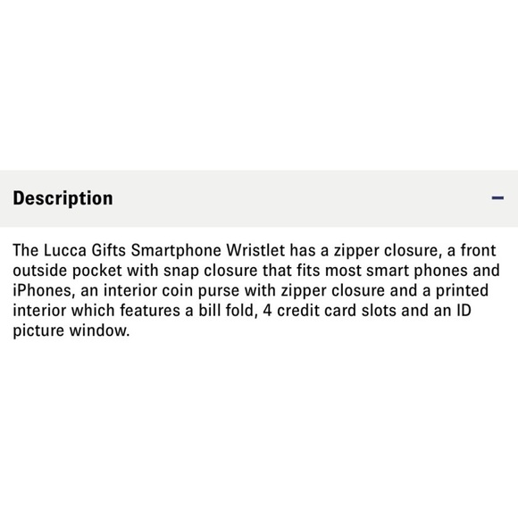 Elliot Luca pewter wallet phone wristlet - Picture 5 of 9